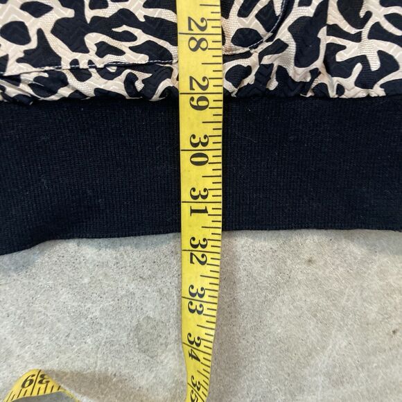 Richard Warren Top Women 12 Silk Printed Long Sleeve Pockets Button Up Vtg‎ - Picture 6 of 13